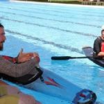 Ada Badai, Tim Kano dan Kayak Berlatih di Kolam Renang