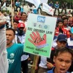 Dinilai Hancurkan Kesejahteraan, Ribuan Buruh di Tangerang Tolak Omnibus Law