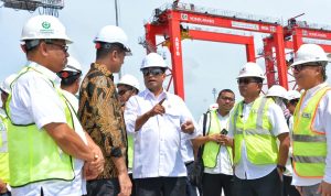 Kunjungi Pelabuhan Belawan, Budi Karya Tinjau Kesiapan Terminal Petikemas