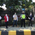 Bersama Lawan Corona Melalui Aksi Bagi Masker di Pelabuhan Tanjung Priok