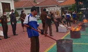 Inilah Barang Bukti Perkara Narkoba yang Dimusnahkan Kejari Jakarta Pusat