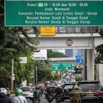 Mulai Besok, Ganjil Genap Kembali Diberlakukan di Jakarta