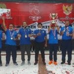 Luar Biasa, Tim PN Jakarta Pusat Juarai Turnamen Tenis Meja Piala Bergilir Dirjen Badilum 2020