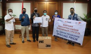 Terima Donasi Masker N95, Pemkot Jakarta Utara Apresiasi Kepedulian IPC Tanjung Priok