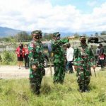 Kunjungi Detasemen TNI AU Wamena, Pangkoopsau III Tinjau Lahan Pengembangan Lanud Tipe C