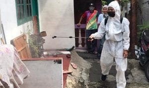 Aksi Nyata Karang Taruna Pasar Rebo Cegah Penyebaran Virus Corona