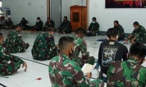 Jelang Pergantian Tahun, Lantamal XII/Pontianak Gelar Doa Bersama