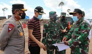 Pangdam Tanjungpura Tinjau Lahan Food Estate Komoditi Singkong di Gunung Mas