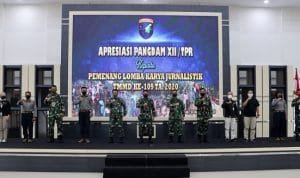 Pangdam Tanjungpura Apresiasi Pemenang Lomba Karya Jurnalistik TMMD ke-109
