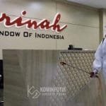 PMI Jakarta Pusat Kembali Semprot Disinfektan Sarinah dan Museum Nasional