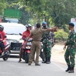 Prajurit Lanud Supadio Aktif Tegakkan Disiplin Protokol Kesehatan