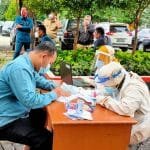 Pegawai Sudin PPAPP Jakarta Utara Jalani Swab Test