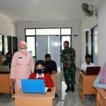 Yasarini Pengurus Cabang Lanud Supadio Dampingi Peserta Try Out UTBK SMA Pradita Dirgantara