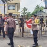 Antisipasi Serangan Teroris, Polres Badung Gelar Latihan Sistem Pengamanan Mako