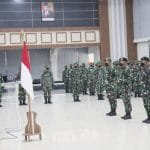 Pangdam Terima Laporan Korps Kenaikan Pangkat Perwira Jajaran Kodam XII/Tpr