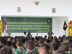 Pangdam XII/Tpr Berikan Arahan ke Prajurit Tamtama Abituren Dikmata PK TNI AD