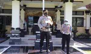 Kapolres Tabanan Pimpin Korps Raport Kenaikan Pangkat Pengabdian dan PNS