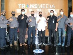 Luangkan Waktu Kunjungi Studio Trans Media, Ini yang Dilakukan Kapendam Jaya