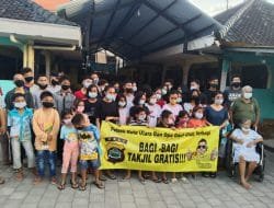 Luar Biasa, Polsek Kuta Utara Kompak Berbagi di Tengah Pandemi