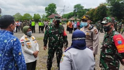 Kodim 1207/BS Kerahkan Kekuatan Siaga di Pos Penyekatan Larangan Mudik Lebaran