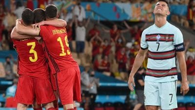 Dikalahkan Belgia 1-0, Ronaldo Kecewa