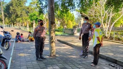 KRYD Polsek Abiansemal Fokuskan Pelanggar Prokes