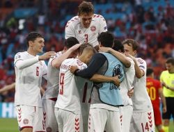 Kalahkan Wales 4-0, Denmark Jadi Tim Pertama Lolos ke Perempat Final
