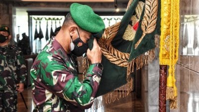 Kodam Jaya Gelar Tradisi Penyambutan Pangdam Baru