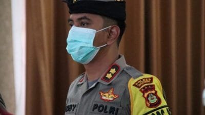Kapolres Badung Ikuti Upacara Lahir Pancasila Secara Vitual
