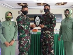 Dandim 1207/Pontianak Pimpin Acara Korps Raport Pindah Satuan dan Penerimaan Personel Baru