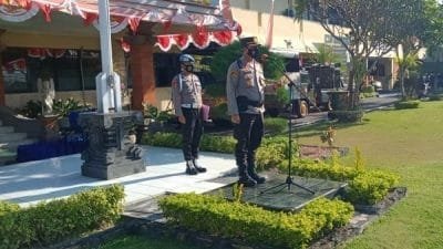 Pimpin Apel Penyerahan Bantuan PPKM Darurat, Ini Arahan Kapolresta Denpasar