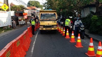 Polres Badung Perketat Pemeriksaan di 3 Titik Penyekatan