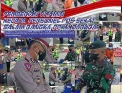 Tingkatkan Imunitas Tubuh, Kasatlantas Polres Badung Bagikan Vitamin