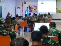 Kodim 1207/Pontianak Laksanakan Pelatihan Pelacakan Kontak Kasus Covid-19