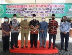 Idul Adha 1442 H, Keluarga PN Jakarta Utara Distribusikan Daging Qurban
