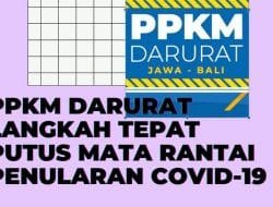 Kunci Keberhasilan PPKM Darurat Adalah Partisipasi Masyarakat