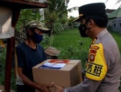 Ratusan Bansos Kembali Disalurkan Polres Badung
