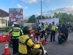 Satlantas Polres Badung Imbau Masyarakat Taati Prokes
