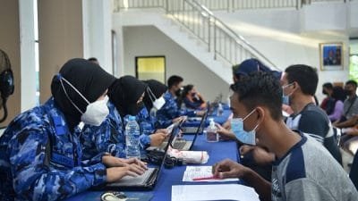 Jelang Hari Bakti TNI AU, 1.000 Orang Ikuti Serbuan Vaksinasi Lanud Supadio