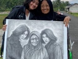 Potret Amel Bertemu Mamih, Ibunda Nike Ardilla, Lelang Lukisan