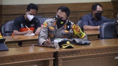 Hadiri Rapat Penanganan Covid-19, Kapolres Badung Sampaikan Ini