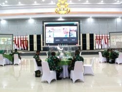 Pangdam XII/Tpr Ikuti Pembukaan Latopsratmin TA 2021 Secara Virtual