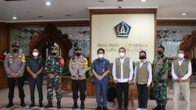 Kapolres Badung Sambut Kunjungan Tim Pakar Satgas Covid-19