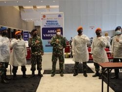 TNI Bersama Walubi Kembali Gelar Serbuan Vaksinasi di JIEXPO Kemayoran