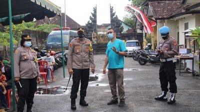 Kapolres Badung Turun Langsung Cek Pelaksanaan Vaksinasi Covid-19