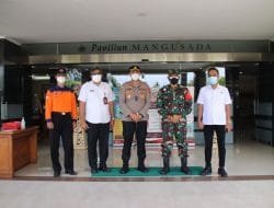 Kunjungi RS Mangusada, Kapolres Badung Cek Data Kasus Covid-19