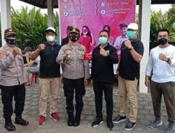 Aktif Tangani Pandemi, Polres Badung Gelar Vaksinasi di GOR Tibubeneng