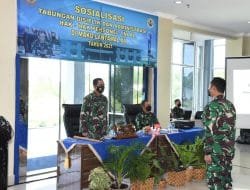 Danlantamal XII Terima Sosialisasi Tabungan Disiplin dari Diskual