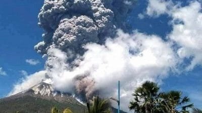 Aktivitas Gunung Ili Lewotolok Meningkat
