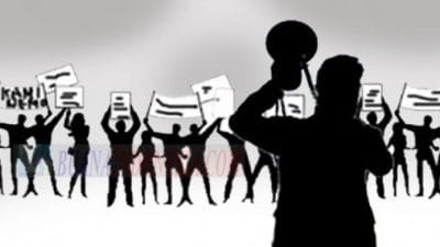 2.645 Petugas Gabungan Jaga Demo Buruh di Jakarta